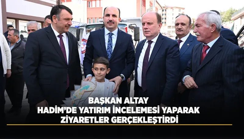Konya Büyükşehir Belediye Başkanı Altay Hadim