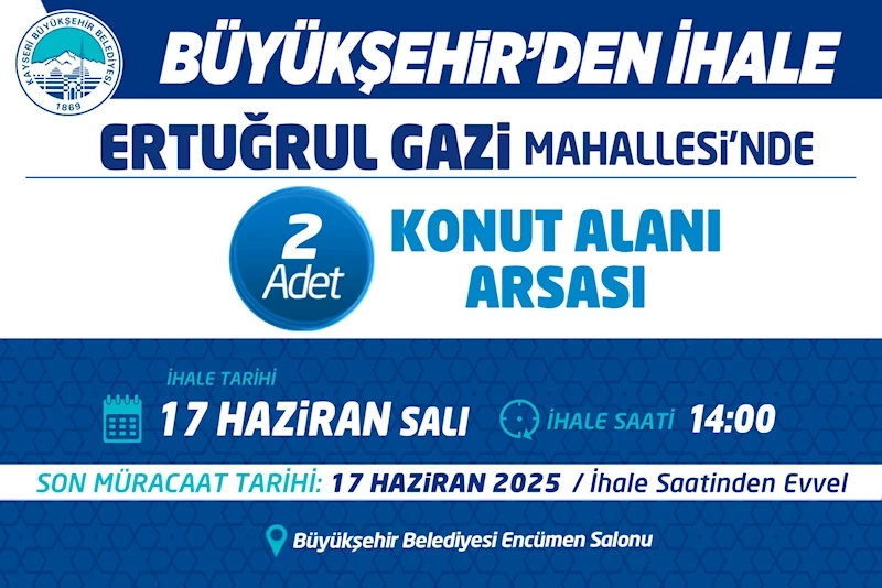 Büyükşehir’den İhale