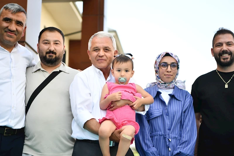 Başkan Şahin’den Minik Sare’ye Destek