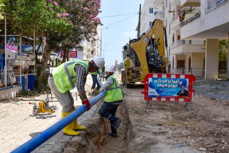 MESKİ, Yapraklıkoy Mevkiinin İçme Suyu Hattını Yeniledi