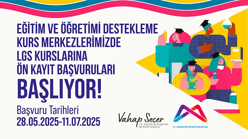 Büyükşehir’in YKS ve LGS Kurslarına Ön Kayıt Başvuruları Başladı