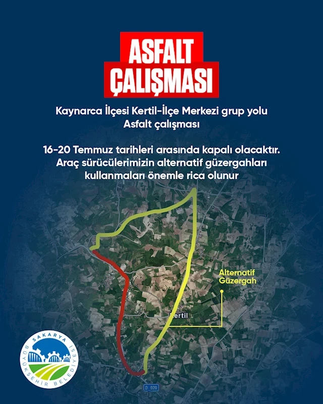 Büyükşehir uyardı: Kaynarca’da o güzergâh yenileniyor