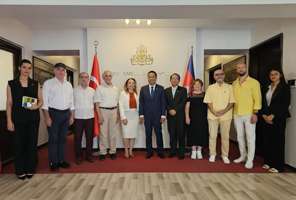SATKOF Heyetinden Kamboçya Krallığı Ankara Büyükelçiliği’ne Resmi Ziyaret