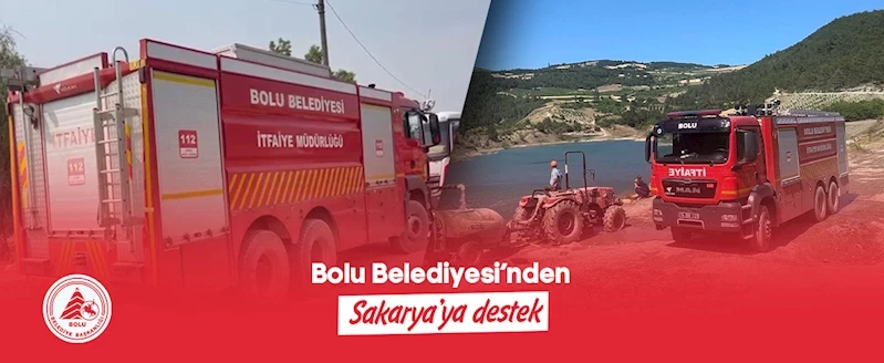 Bolu Belediyesi’nden Sakarya’ya destek